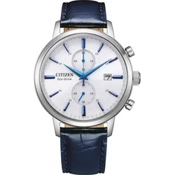 Citizen Analog Chronograph Analog Chronograph Eco-Drive Technologie" CA7069-16A" - weiß,blau - 42mm