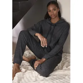 LASCANA Homewearhose anthrazit-meliert 48/50