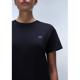 Napapijri T-Shirt S-NINA 941 BLACK BEAUTY mit klassischem Rundhalsausschnitt, aus Baumwolle in Single Jersey blau S (38)
