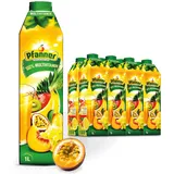 Pfanner Multivitaminsaft (8 x 1 l) - 100% Fruchtgehalt – Saft aus 13 Früchten - Mehrfruchtsaft im Vorratspack