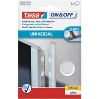 Tesa Klettband On & Off 16 mm 8 St.