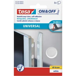 Tesa Klettband On & Off 16 mm 8 St.