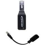 EPEVER Wifi Adapter 2.4G RJ45 D mit Anschlusskabel, Laderegler Zubehör zur Kommunikation mit PC und Smartphone für MPPT und PWM Laderegler (eBox-Wifi)
