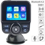 Auvisio DAB+/DAB-Empfänger, FM-Transmitter, Bluetooth, Freisprecher, MP3, USB