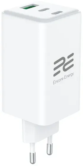 Neues Netzteil Encore Energy GaN QC PD 1x USB-A 30W 2x USB-C 100W MD-10083Z