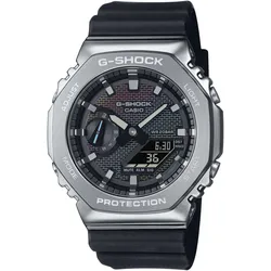 Chronograph CASIO G-SHOCK Armbanduhren schwarz Herren Quarzuhr, Armbanduhr, Herrenuhr, digital,Resinband,20 bar Wasserdichte