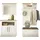 OTTO home WESTMINSTER TOPSELLER Schuhbank 4 Stk. 120 x 40 x 45 weiß