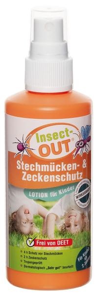 Insect-OUT Kinder | Stechmücken- & Zeckenschutz | 100 ml | frei von DEET