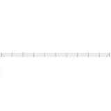 vidaXL Maschendrahtzaun,Gartenzaun mit Bodenflansch Anthrazit 0,8x25 m