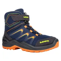 Lowa Maddox Warm GTX Mid Kinder Navy/Orange 33