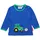 Toby Tiger Longsleeve in Blau/ Grün | Gr.: 86