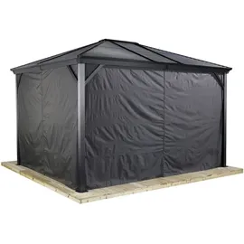 Sojag Seitenwand für Pavillon 10x14 1 Stück Grau