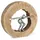 moritz Skulptur Wage den Sprung 28 x 27,5 x 7 cm Holz Deko Figur