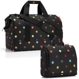 reisenthel Allrounder L mit toiletbag XL Reisetasche Waschtasche (dots)