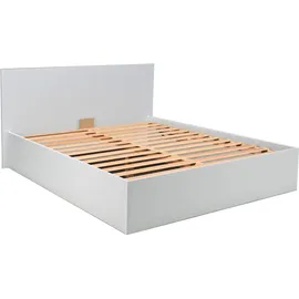 Weber Industries Bettkasten MADRID / Bett 140x190 - Weiß - Weiß