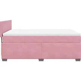 vidaXL Boxspringbett 140 x 200 cm Rosa