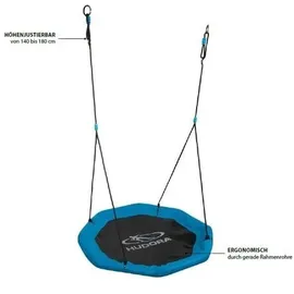Hudora Nestschaukel Octagon 110 cm schwarz/blau