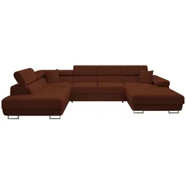 Mirjan24 Wohnlandschaft Torezio Bis Cord, Stilvoll Eckcouch mit Bettkasten und Schlaffunktion, Einstellbare Kopfstützen, 346x203x70-90 cm, Wohnzimmer, Sofas ... Couches, Wohnlandschaften, Wohnlandschaften in U-Form
