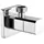 Aloni Eckventil Silber 1/2" x 3/8"