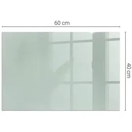 Tulup Glasplatte Rechteckig 60 x 40 x 0,4 cm Grün