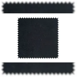 KAWOLA Sessel LOTTE Ohrensessel velvet schwarz mit Hocker