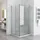 MIQU Duschkabine Eckeinstieg links 120 x 195 cm NANO Glas