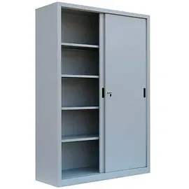 Lüllmann 550160 Aktenschrank 120 x 45 x 195 cm lichtgrau
