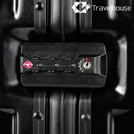 TRAVELHOUSE London Koffer-Set 3-tlg. schwarz
