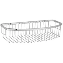Primaster Duschkorb Edelstahl 40 x 9 cm Duschablage Duschregal Badregal