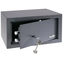 HMF 49217-11 Möbeltresor Doppelbartschloss / keine Sicherheitsstufe