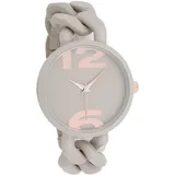 Oozoo Damen Armbanduhr Timepieces Analog Kunststoff taupe hellbraun D2UOC11265