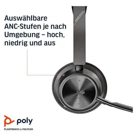 HP Poly Voyager Focus 2 - On-Ear - Bluetooth