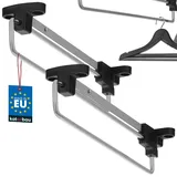 KOTARBAU® 2er Set Ausziehbare Kleiderstange für Garderobenschrank 250mm
