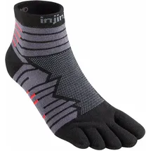 injinji Ultra Run Mini-Crew Zehensocken Schwarz 40,5-44