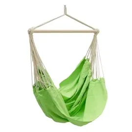 AMANKA XXL Hängesessel mit Gestell Hängestuhl für 2 Hängeliege Hängesitz Lime Grün