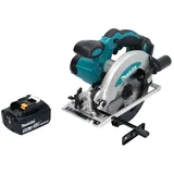 Makita DSS 610 T1 Akku Handkreissäge 18 V 165 mm + 1x Akku 5,0 Ah - ohne Ladegerät