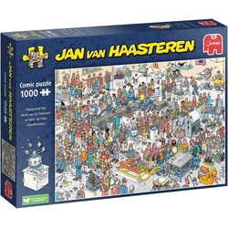 Jumbo Spiele Puzzle Jumbo 20067 - Jan van Haasteren, Zukunftsmesse, Comic-Puzzle, 1000 ..., Puzzleteile