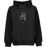 blue seven Teenager Jungen Kapuzenpullover 999 - schwarz 164 - 164