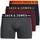 JACK & JONES Boy Boxershorts Boys Logo 3-Pack 176Dark Grey Melange | 176