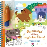 Arena Ausmalen mit dem magischen Pinsel. Tierkinder