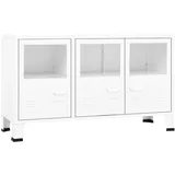 vidaXL Sideboard 105 x 62 x 35 cm Weiß