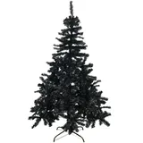 Weihnachtsbaum Tannenbaum künstlich 180 cm inkl Ständer Schwarz