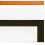 Traumschlaf Spannbettlaken Baumwolle-Polyester Frottee 120 x 200 - 130 x 200 cm orange