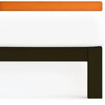 Traumschlaf Spannbettlaken Baumwolle-Polyester Frottee 120 x 200 - 130 x 200 cm orange