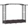 vidaXL Hochbeet mit Rankgitter und Dach 207 x 40 x 126 cm Braun