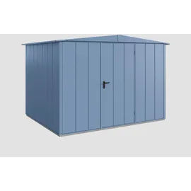 Hörmann Gerätehaus Elegant-S 3,03 x 2,38 m Taubenblau