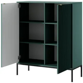 Möbel Kraft Highboard 104 x 125 cm Grün