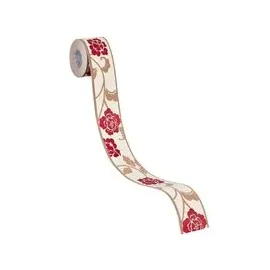 A.S. Création Bordüre 5 m x 5 cm beige/braun/rot
