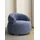 JVmoebel Rundsessel 95 x 75 x 95 cm Blau