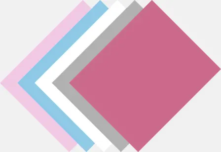 Heat Transfer Vinyl Light Color Bundle - 30.5 cm × 25.4cm*5 Pack (5 Colors)